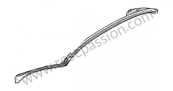P246507 - Guarnizione cornice parabrezza per Porsche 991 • 2015 • 991 c4 • Targa • Cambio pdk
