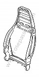 P25075 - Telaio schienale per Porsche 928 • 1988 • 928 cs • Coupe • Cambio manuale 5 marce
