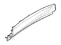 P253686 - Forro parede traseira alcatifa cinzento agata para Porsche 991 • 2013 • 991 c2 • Coupe • Caixa pdk