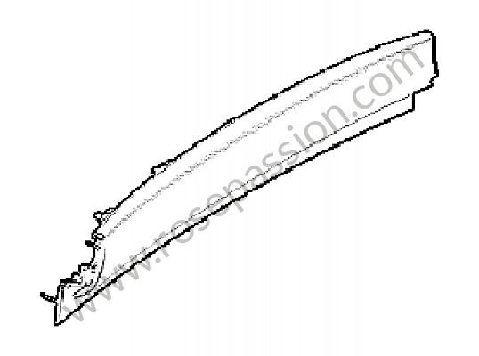 P253686 - Revestimiento panel posterior moqueta gris agata para Porsche 991 • 2013 • 991 c2 • Coupe • Caja pdk