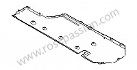 P254694 - Copertura sottoscocca destra panamera 2014-2016 (vettura allungata) per Porsche Panamera / 970 • 2015 • Panamera 4s • Cambio pdk