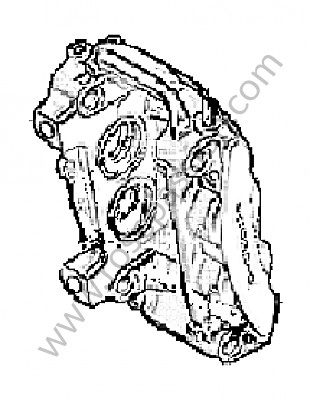 P255111 - Festsattel ohne bremsbeläge für Porsche 991 • 2015 • 991 c2 gts • Coupe • Porsche doppelkupplungsgetriebe
