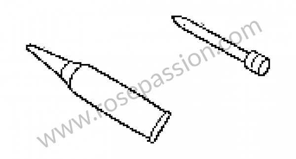 P264905 - Conjunto cola incl. quintuplo tubo de mistura para Porsche 991 • 2013 • 991 c4 • Coupe • Caixa manual 7 velocidades