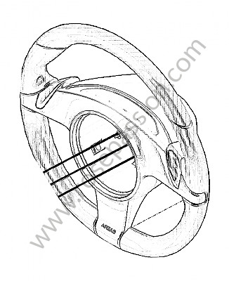 P266005 - Sportstuur 3 armen ingebouwde naaf voor Porsche 991 • 2014 • 991 c2s • Coupe • Bak pdk