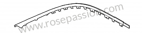 P266863 - Baguette décorative noir XXXに対応 Porsche Panamera / 970 • 2012 • Panamera 4 gts