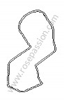 P2675 - Cordon de estanqueidad para Porsche 968 • 1992 • 968 • Cabrio • Caja manual de 6 velocidades