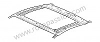 P268559 - Estrutura para corte de teto deslizante para Porsche 991 • 2015 • 991 c4 gts • Coupe • Caixa pdk