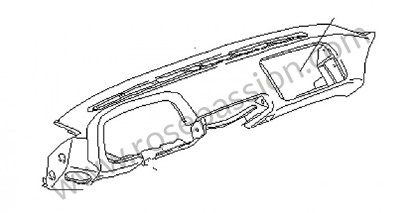 P26871 - Painel de comandos para Porsche 928 • 1995 • 928 gts • Coupe • Caixa automática