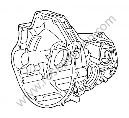 P269633 - Achsantriebsgehäuse für Porsche 944 • 1985 • 944 2.5 serie 2 • Coupe • Automatikgetriebe