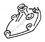 P269688 - Tapa de la carcasa para Porsche 356 pré-a • 1955 • 1500 (546 / 2) • Cabrio pré a • Caja manual de 4 velocidades