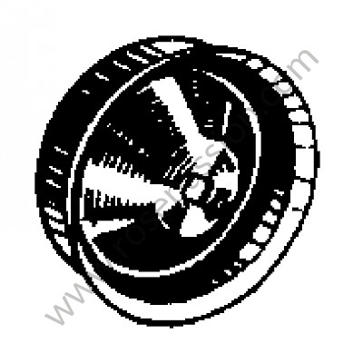 P269980 - Tapa para Porsche 356B T5 • 1959 • 1600 (616 / 1 t5) • Roadster b t5 • Caja manual de 4 velocidades