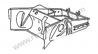 P270037 - Voorstel gedeelte chassis voor Porsche 356 pré-a • 1954 • 1300 (506 / 2) • Speedster pré a • Manuele bak 4 versnellingen
