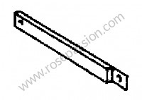 P270111 - Brida de apoyo mecanismo de pedales para Porsche 356 pré-a • 1950 • 1100 (369) • Coupe pré a • Caja manual de 4 velocidades