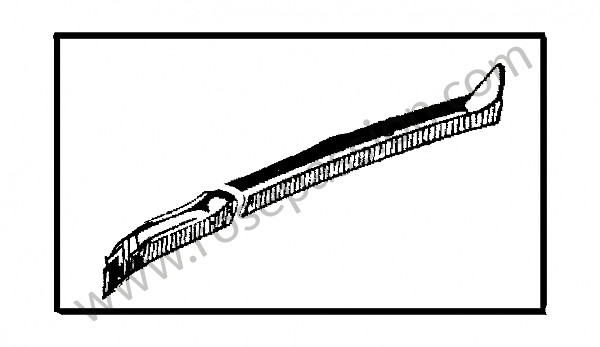 P270122 - Caixilho do tejadilho para Porsche 356 pré-a • 1953 • 1100 (369) • Cabrio pré a • Caixa manual 4 velocidades