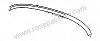 P270165 - Windscreen frame part upper for Porsche 356 pré-a • 1952 • 1500 s (528) • Coupe pré a • Manual gearbox, 4 speed