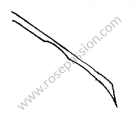 P270179 - Cross piece for windscreen lower for Porsche 356 pré-a • 1953 • 1100 (369) • Cabrio pré a • Manual gearbox, 4 speed