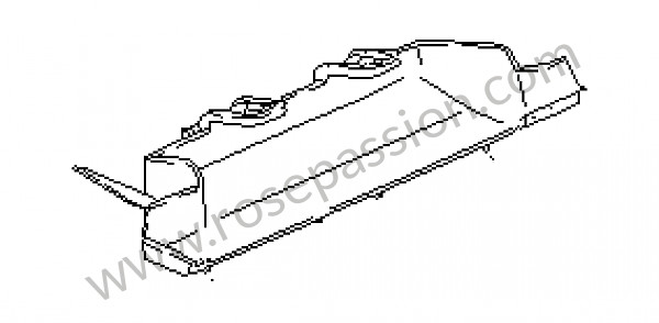 P27031 - Compartimento portaobjetos para Porsche 928 • 1979 • 928 4.5 • Coupe • Caja manual de 5 velocidades