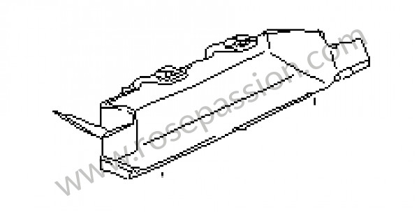 P27031 - Compartimento portaobjetos para Porsche 928 • 1990 • 928 s4 • Coupe • Caja auto