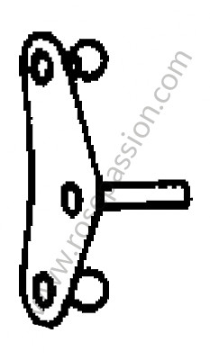 P270823 - Reverse lever for Porsche 356a • 1956 • 1300 s (589 / 2) • Speedster a t1 • Manual gearbox, 4 speed