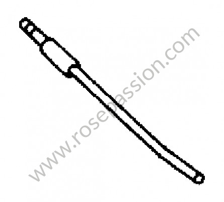 P270836 - Push rod for Porsche 356a • 1956 • 1600 (616 / 1) • Cabrio a t1 • Manual gearbox, 4 speed