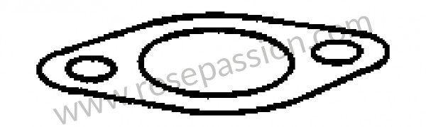 P272864 - Gasket carburettor for Porsche 356a • 1956 • 1600 (616 / 1) • Coupe a t1 • Manual gearbox, 4 speed