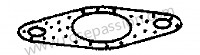P272864 - Afdichtrubber carburateur voor Porsche 356a • 1957 • 1300 (506 / 2) • Speedster a t1 • Manuele bak 4 versnellingen