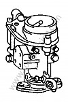 P272878 - Carburatore per Porsche 356a • 1955 • 1300 s (589 / 2) • Speedster a t1 • Cambio manuale 4 marce