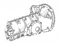 P272879 - Transmission case complete for Porsche 356 pré-a • 1953 • 1300 s (589) • Cabrio pré a • Manual gearbox, 4 speed