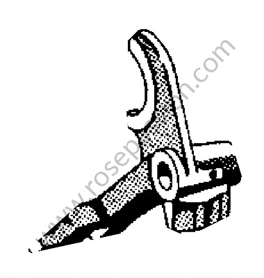 P272903 - Shift fork reverse gear for Porsche 356 pré-a • 1952 • 1300 (506) • Coupe pré a • Manual gearbox, 4 speed
