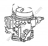 P272938 - Carburettor for Porsche 356a • 1959 • 1600 (616 / 1 t2) • Cabrio a t2 • Manual gearbox, 4 speed