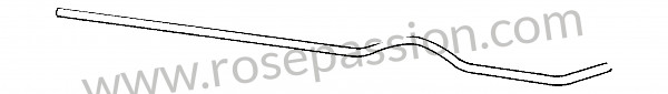 P272956 - Conduta de compensacao para Porsche 356a • 1956 • 1600 s (616 / 2) • Coupe a t1 • Caixa manual 4 velocidades