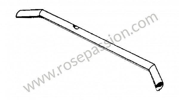 P272990 - Querrohr schalttafel für Porsche 356 pré-a • 1954 • 1500 (546 / 2) • Speedster pré a • 4-gang-handschaltgetriebe