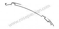 P272998 - Roof strut for Porsche 356a • 1955 • 1500 carrera gs (547 / 1) • Speedster a t1 • Manual gearbox, 4 speed