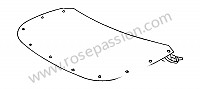 P273020 - Cubierta para Porsche 356a • 1956 • 1600 s (616 / 2) • Speedster a t1 • Caja manual de 4 velocidades