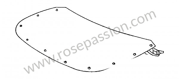 P273020 - Cobertura para Porsche 356a • 1956 • 1600 s (616 / 2) • Speedster a t1 • Caixa manual 4 velocidades