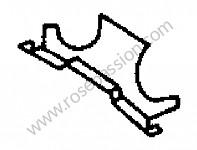 P273293 - Blindage tubulure d'admission pour Porsche 356a • 1958 • 1500 carrera gt (692 / 0) • Coupe a t2 • Boite manuelle 4 vitesses