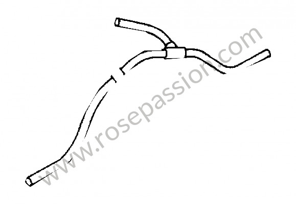 P273342 - Fuel line coupe for Porsche 356a • 1955 • 1500 carrera gt (547 / 1) • Speedster a t1 • Manual gearbox, 4 speed