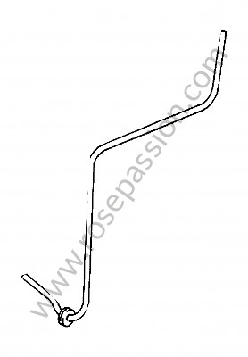 P273351 - Fuel line for cabriolet for Porsche 356a • 1955 • 1500 carrera gs (547 / 1) • Speedster a t1 • Manual gearbox, 4 speed