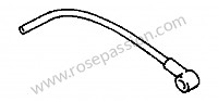 P273354 - Fuel line right carburettor for Porsche 356a • 1955 • 1500 carrera gs (547 / 1) • Cabrio a t1 • Manual gearbox, 4 speed