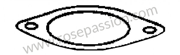 P273360 - Dichtung für saugrohr für Porsche 356B T5 • 1960 • 1600 carrera gt (692 / 3a) • Coupe b t5 • 4-gang-handschaltgetriebe