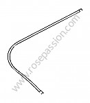 P273373 - Câble d'allumage bobine d'allumage cylindre pour Porsche 356a • 1955 • 1500 carrera gs (547 / 1) • Cabrio a t1 • Boite manuelle 4 vitesses