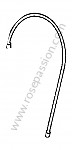 P273376 - Câble d'allumage bobine d'allumage allumeur pour Porsche 356a • 1955 • 1500 carrera gt (547 / 1) • Coupe a t1 • Boite manuelle 4 vitesses