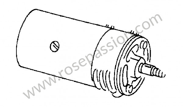 P273503 - Gerador corrente continua para Porsche 356a • 1959 • 1600 carrera gs (692 / 2) • Speedster a t2 • Caixa manual 4 velocidades