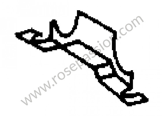 P273566 - Chapa cobertora tubo de admision para Porsche 356B T6 • 1962 • 2000 carrera gs (587 / 1) • Coupe reutter b t6 • Caja manual de 4 velocidades