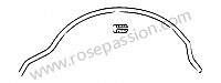 P273611 - Tubo de conexion para Porsche 356a • 1957 • 1600 (616 / 1) • Cabrio a t1 • Caja manual de 4 velocidades