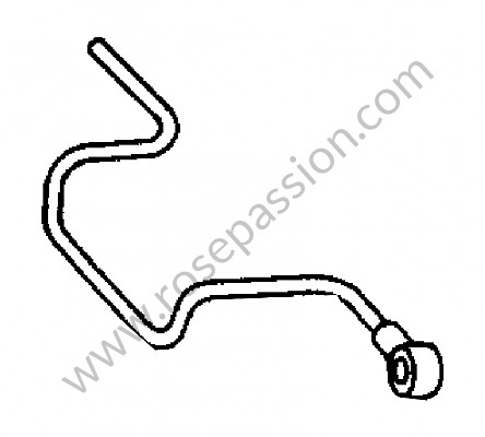 P273640 - Fuel line for Porsche 356a • 1956 • 1600 (616 / 1) • Cabrio a t1 • Manual gearbox, 4 speed