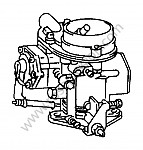 P273645 - Carburador para Porsche 356a • 1956 • 1300 (506 / 2) • Cabrio a t1 • Caja manual de 4 velocidades