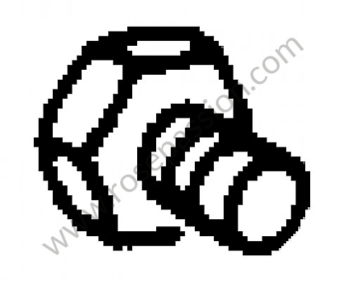 P273689 - Parafuso de aperto para Porsche 356a • 1957 • 1300 (506 / 2) • Speedster a t1 • Caixa manual 4 velocidades