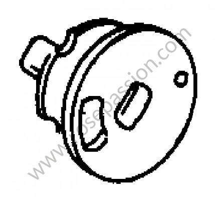 P273690 - Rotary slide for Porsche 356a • 1957 • 1300 (506 / 2) • Speedster a t1 • Manual gearbox, 4 speed