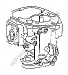 P273697 - Carburatore scatola per Porsche 356a • 1955 • 1600 s (616 / 2) • Cabrio a t1 • Cambio manuale 4 marce